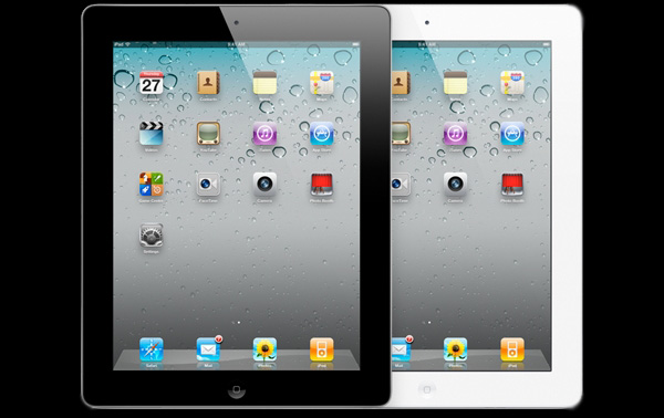 iPad 2 чёрный и белый