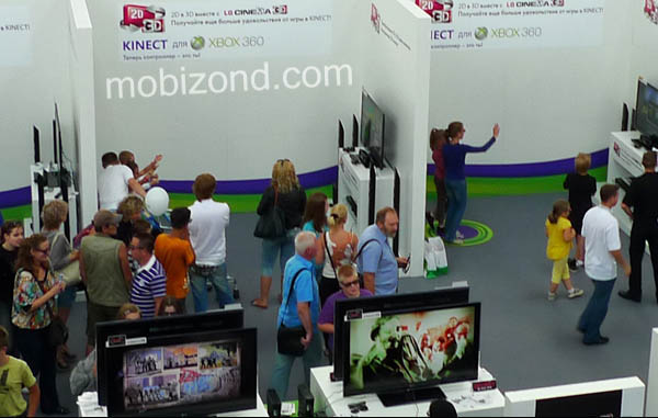 Microsoft Kinect на фестивале LG CINEMA 3D