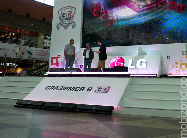 Бонус и Гамовер на фестивале LG CINEMA 3D в Мега-Химки
