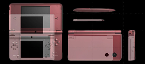 Сравнение размеров Nintendo DS и Nintendo DSi XL