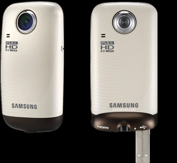 Samsung HMX-E10 с вращающимся объективом