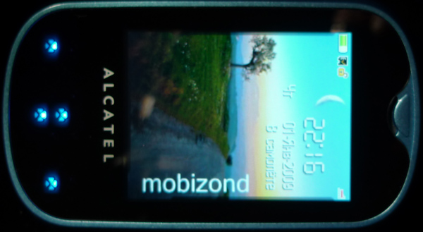 Передняя панель телефона Alcatel OneTouch 708