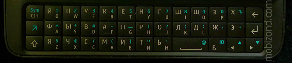 Русская QWERTY-клавиатура на Nokia N900