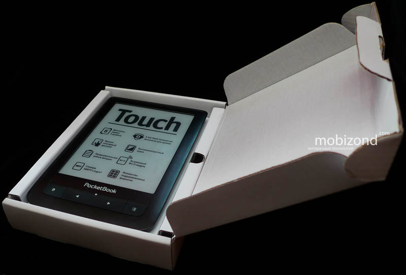 Внутри коробки PocketBook A10