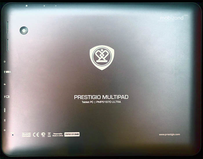 Prestigio MultiPad 9.7 ultra сзади